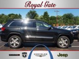2012 Brilliant Black Crystal Pearl Jeep Grand Cherokee Overland 4x4 #67213668