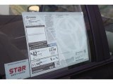 2012 Toyota Prius v Two Hybrid Window Sticker
