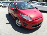 Red Candy Metallic Ford Fiesta in 2011