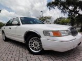 Vibrant White Clearcoat Mercury Grand Marquis in 2001
