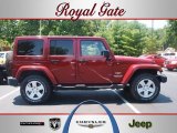 2012 Deep Cherry Red Crystal Pearl Jeep Wrangler Unlimited Sahara 4x4 #67270788