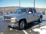 2000 Light Pewter Metallic Chevrolet Silverado 1500 LT Extended Cab 4x4 #6639179