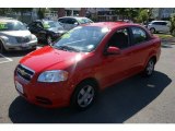 2011 Victory Red Chevrolet Aveo LT Sedan #67271139