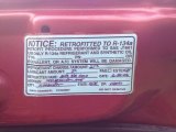 1989 Toyota Supra  Info Tag