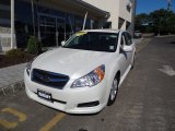 2010 Satin White Pearl Subaru Legacy 2.5i Premium Sedan #67271332