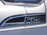 2012 Ford F250 Super Duty Lariat Crew Cab Marks and Logos