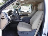 2012 Ford F250 Super Duty Lariat Crew Cab Adobe Interior