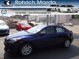 2012 Indigo Lights Mica Mazda MAZDA3 i Touring 4 Door #67340243