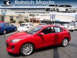 2012 Velocity Red Mica Mazda MAZDA3 s Touring 4 Door #67340235