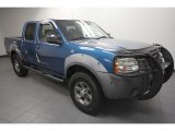 2003 Electric Blue Metallic Nissan Frontier XE V6 Crew Cab #67340576
