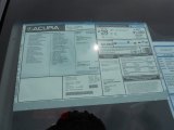 2013 Acura ILX 2.0L Premium Window Sticker