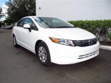2012 Taffeta White Honda Civic LX Sedan #67340085