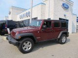 2010 Red Rock Crystal Pearl Jeep Wrangler Unlimited Rubicon 4x4 #67340432