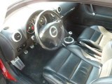 2001 Audi TT 1.8T quattro Coupe Ebony Black Interior