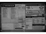 2012 Honda Insight LX Hybrid Window Sticker