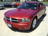 2008 Inferno Red Crystal Pearl Dodge Charger R/T #67340351