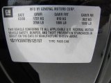 2008 Chevrolet Corvette Coupe Info Tag