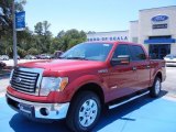 2012 Red Candy Metallic Ford F150 XLT SuperCrew #67340292