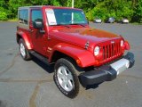 2010 Jeep Wrangler Red Rock Crystal Pearl
