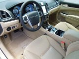 2012 Chrysler 300  Black/Light Frost Beige Interior