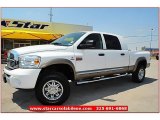 2008 Bright White Dodge Ram 2500 Laramie Mega Cab 4x4 #67402272