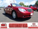 2008 Inferno Red Crystal Pearl Chrysler Sebring Touring Convertible #67430299