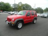2004 Flame Red Jeep Liberty Sport 4x4 #67430276