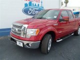 2012 Red Candy Metallic Ford F150 Lariat SuperCab #67429542