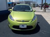 2012 Lime Squeeze Metallic Ford Fiesta SES Hatchback #67429531