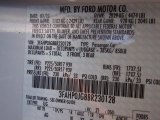 2011 Fusion Color Code for White Platinum Tri-Coat - Color Code: UG