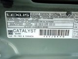 1997 Lexus LS 400 Info Tag