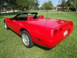 1992 Bright Red Chevrolet Corvette Convertible #67429821