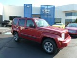 2008 Inferno Red Crystal Pearl Jeep Liberty Sport 4x4 #67429808