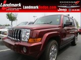2008 Red Rock Crystal Pearl Jeep Commander Limited #67429771