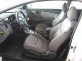 2013 Hyundai Elantra Coupe GS Gray Interior