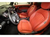 2010 Mini Cooper S Hardtop Lounge Redwood Leather Interior