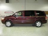 2008 Bordeaux Red Metallic Chevrolet Uplander LS #6741803