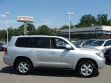 Classic Silver Metallic Toyota Land Cruiser in 2010