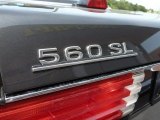 1987 Mercedes-Benz SL Class 560 SL Roadster Marks and Logos