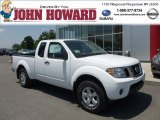 2012 Avalanche White Nissan Frontier SV V6 King Cab 4x4 #67494290