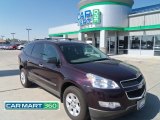 2010 Dark Cherry Metallic Chevrolet Traverse LS AWD #67494208