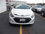 2012 Porcelain White Pearl Hyundai Sonata Hybrid #67566175