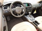2013 Audi A5 2.0T quattro Coupe Velvet Beige/Moor Brown Interior