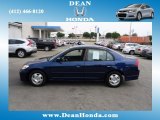 2005 Eternal Blue Pearl Honda Civic Hybrid Sedan #67566429