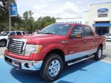2012 Red Candy Metallic Ford F150 XLT SuperCrew 4x4 #67566204