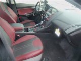 2012 Ford Focus SEL Sedan Tuscany Red Leather Interior