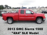 2013 Fire Red GMC Sierra 1500 SLE Extended Cab 4x4 #67594178