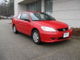 2005 Rallye Red Honda Civic Value Package Coupe #6744985