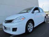 2010 Fresh Powder White Nissan Versa 1.8 SL Hatchback #67594142