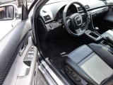 2006 Audi S4 4.2 quattro Sedan Black/Silver Interior